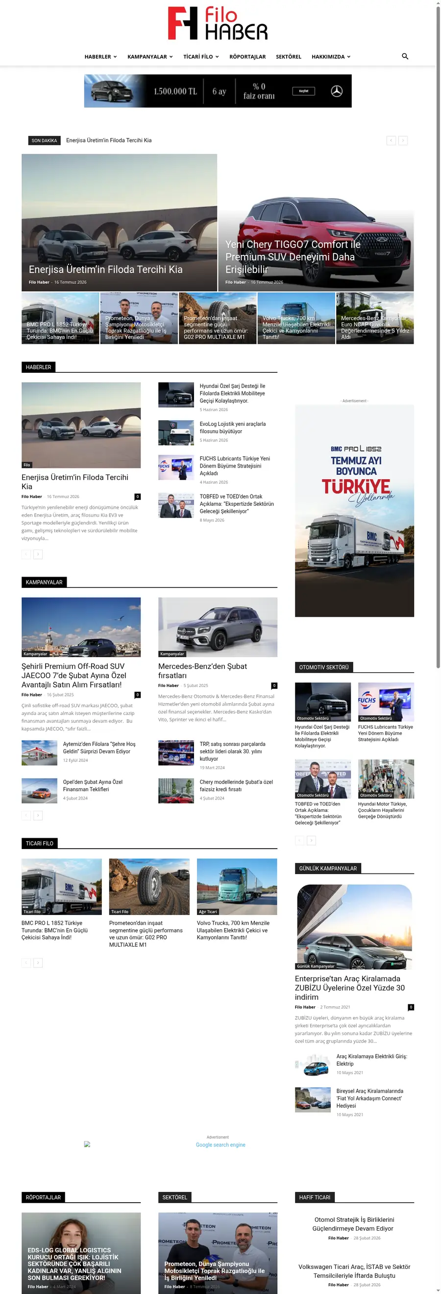 Filohaber.com önizleme