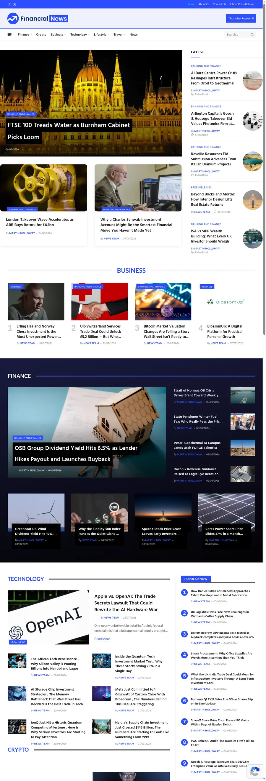 Financial-news.co.uk önizleme