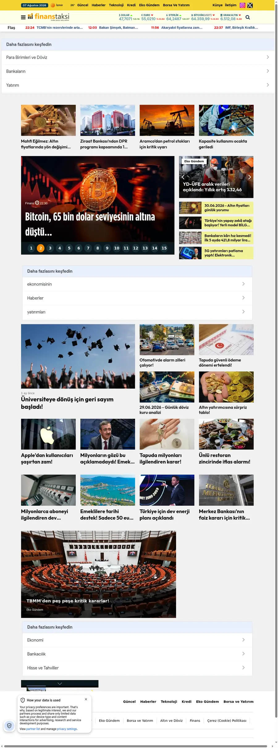 Finanstaksi.com önizleme