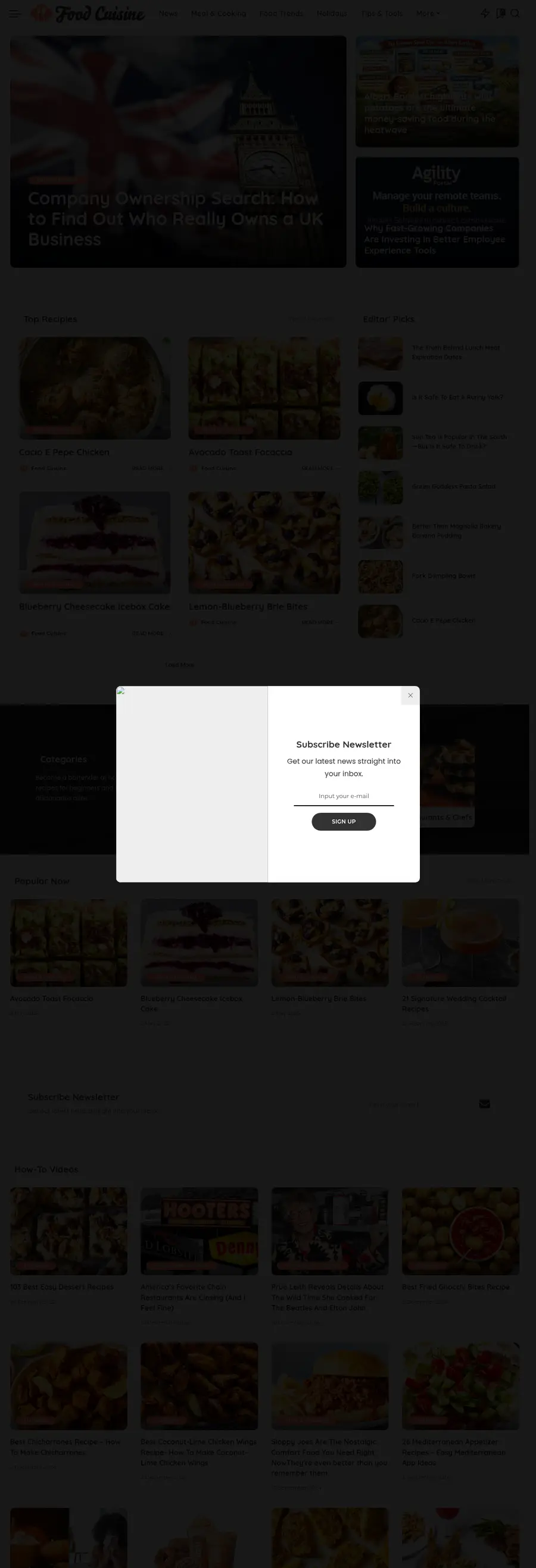 Food-cuisine.com önizleme