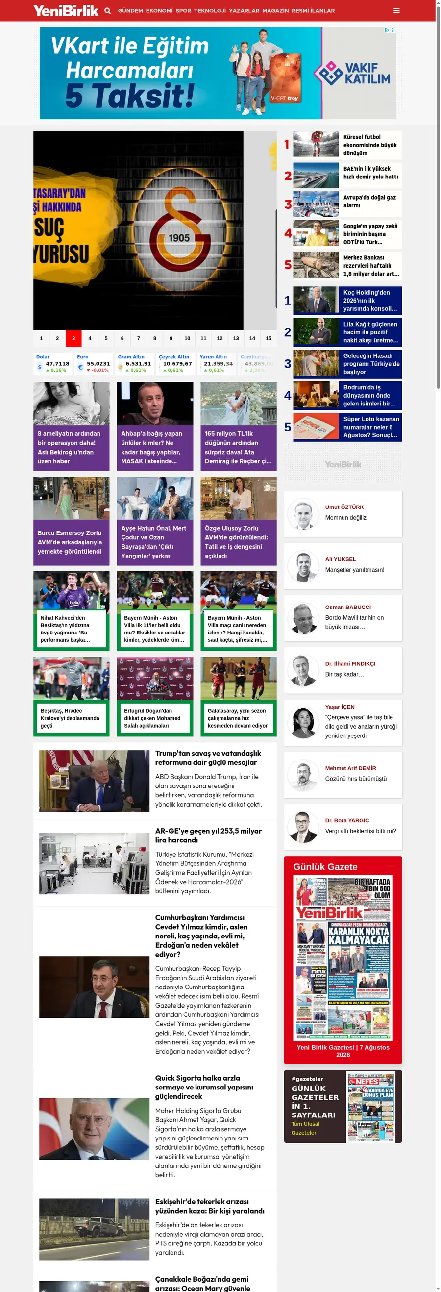 Gazetebirlik.com önizleme