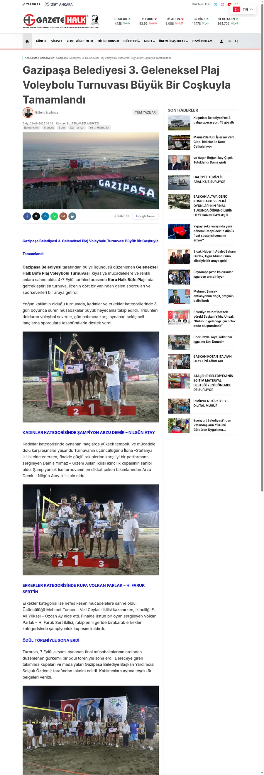 Gazetehalk.com.tr önizleme