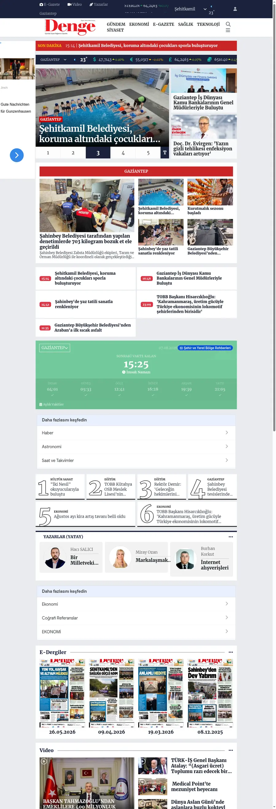 Gaziantepdenge.com önizleme