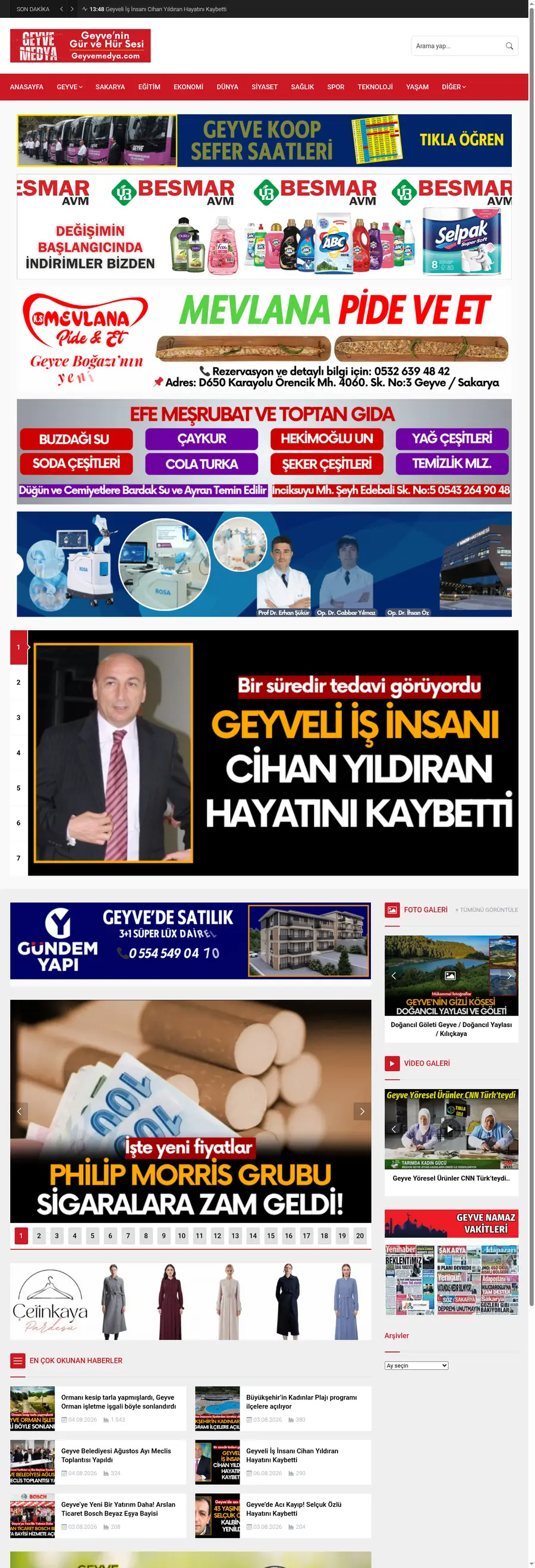Geyvemedya.com önizleme
