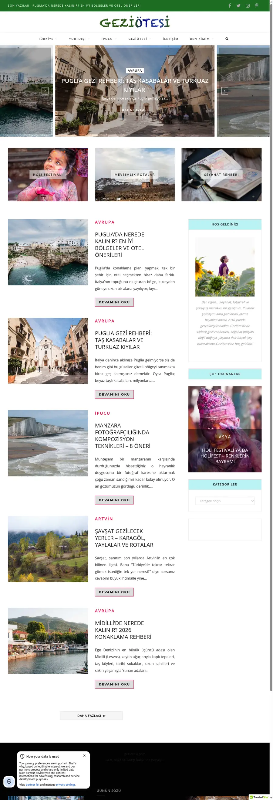 Geziotesi.com önizleme