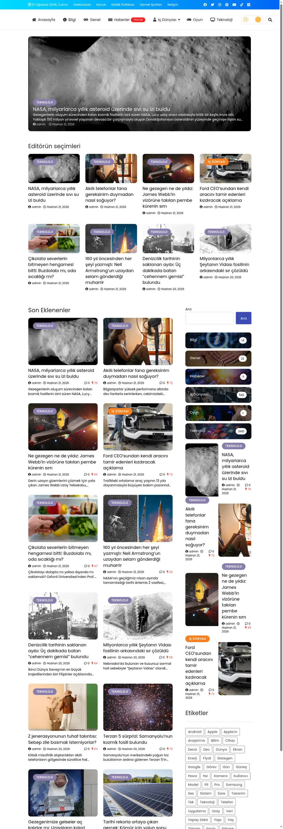Guncelozet.com önizleme