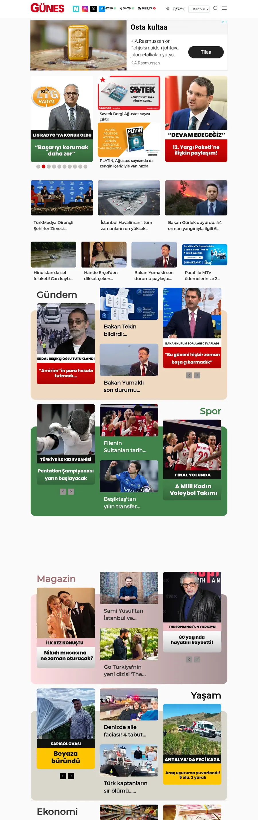 Gunes.com önizleme