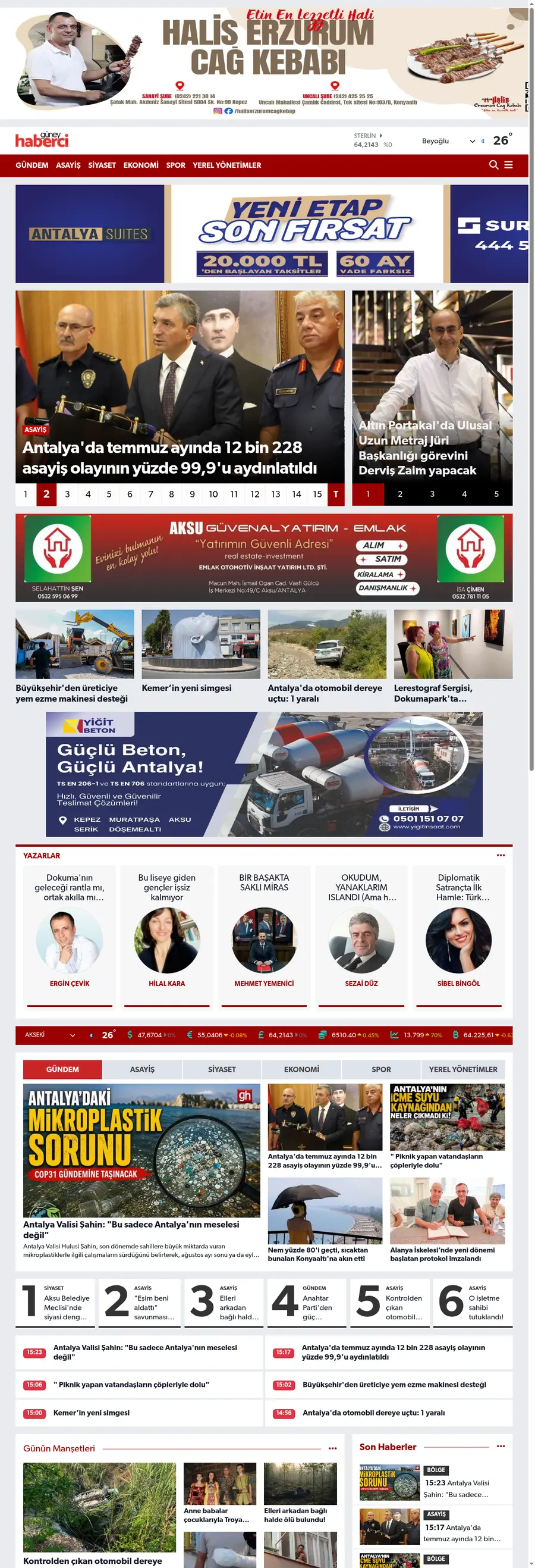 Guneyhaberci.com.tr önizleme
