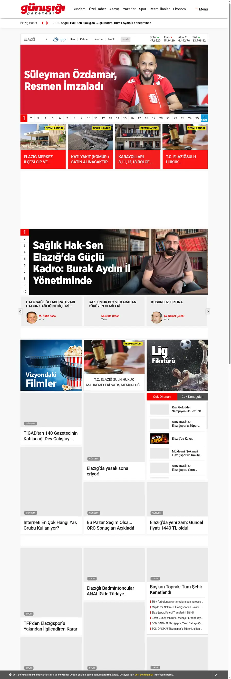 Gunisigigazetesi.net önizleme