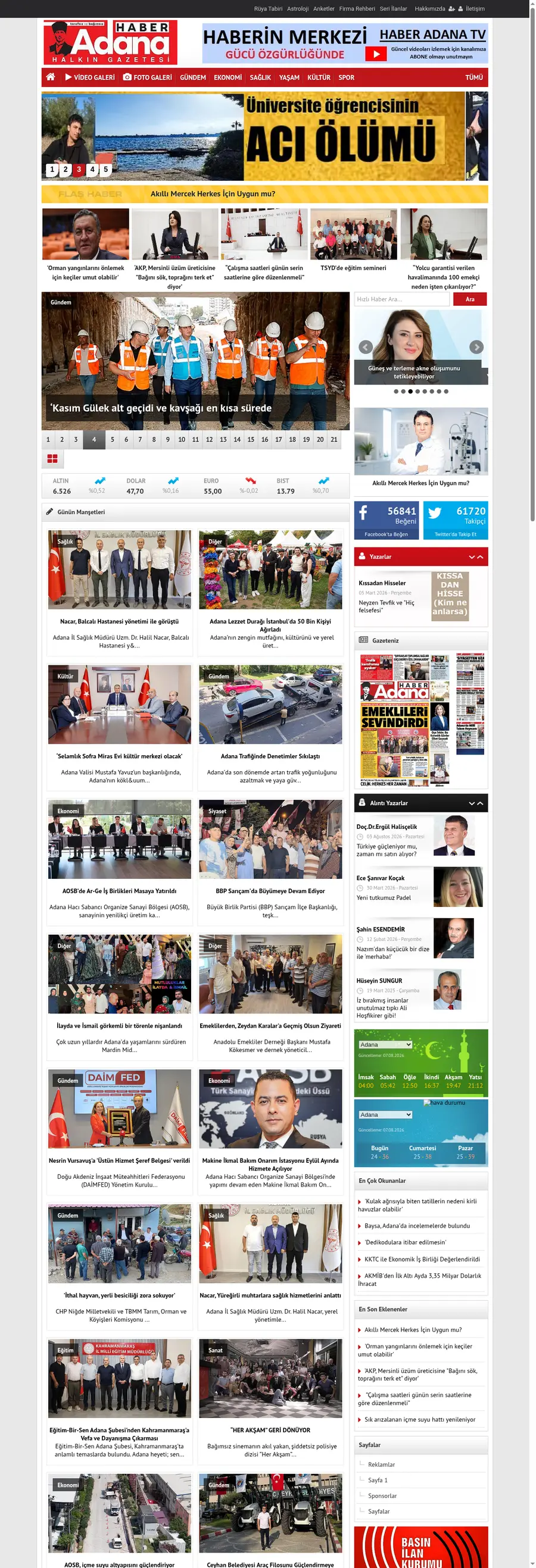 Haberadanagazetesi.com önizleme