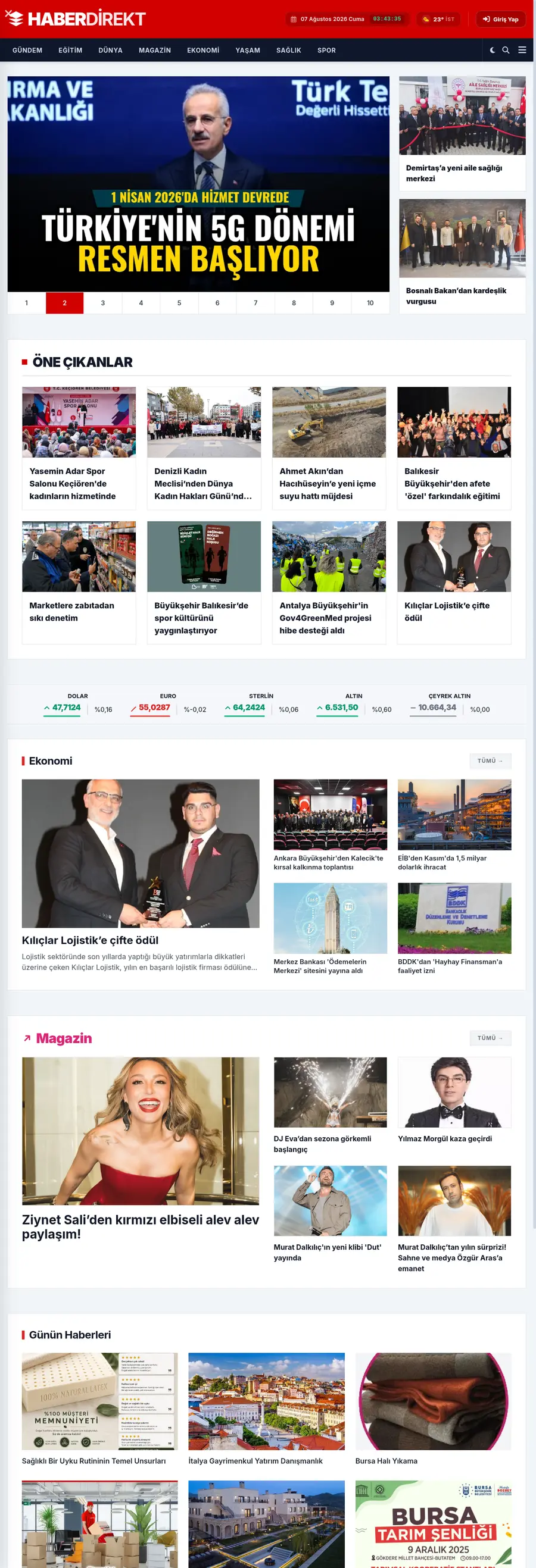 Haberdirekt.com önizleme