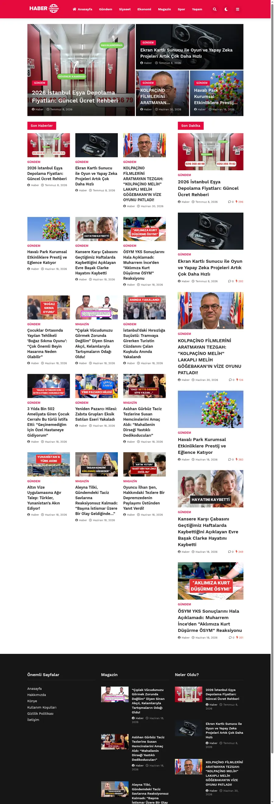 Haberdunyam.com önizleme