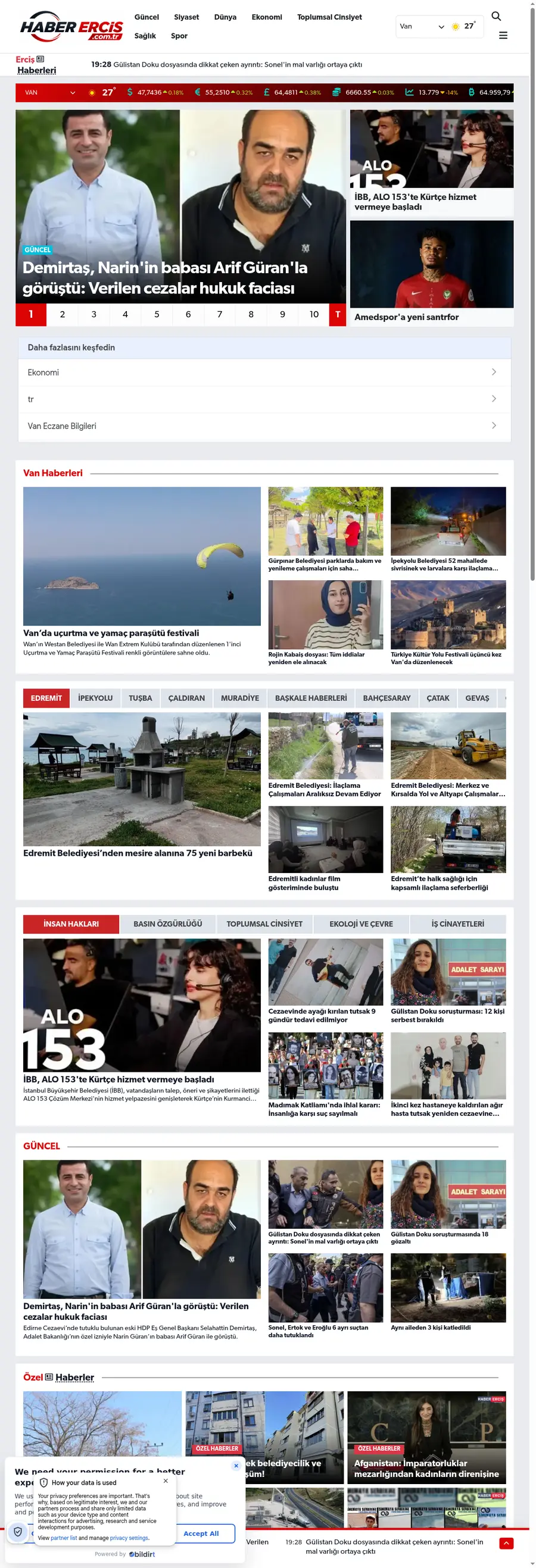 Haberercis.com.tr önizleme