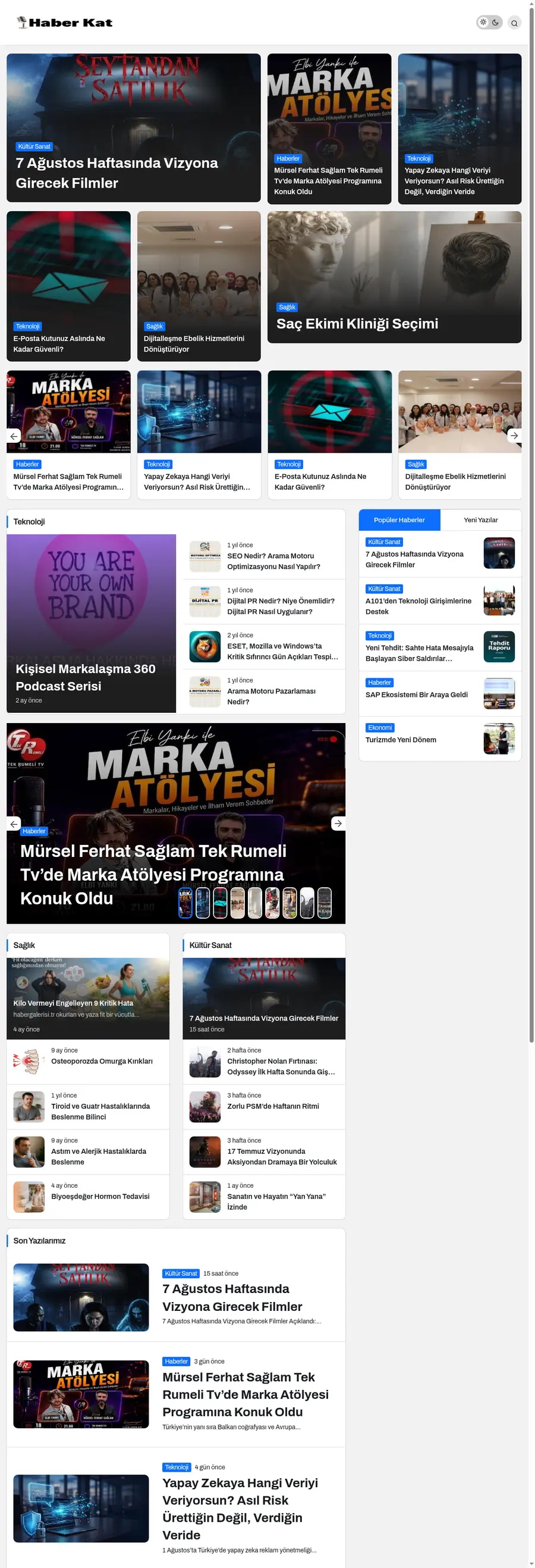 Haberkat.com önizleme