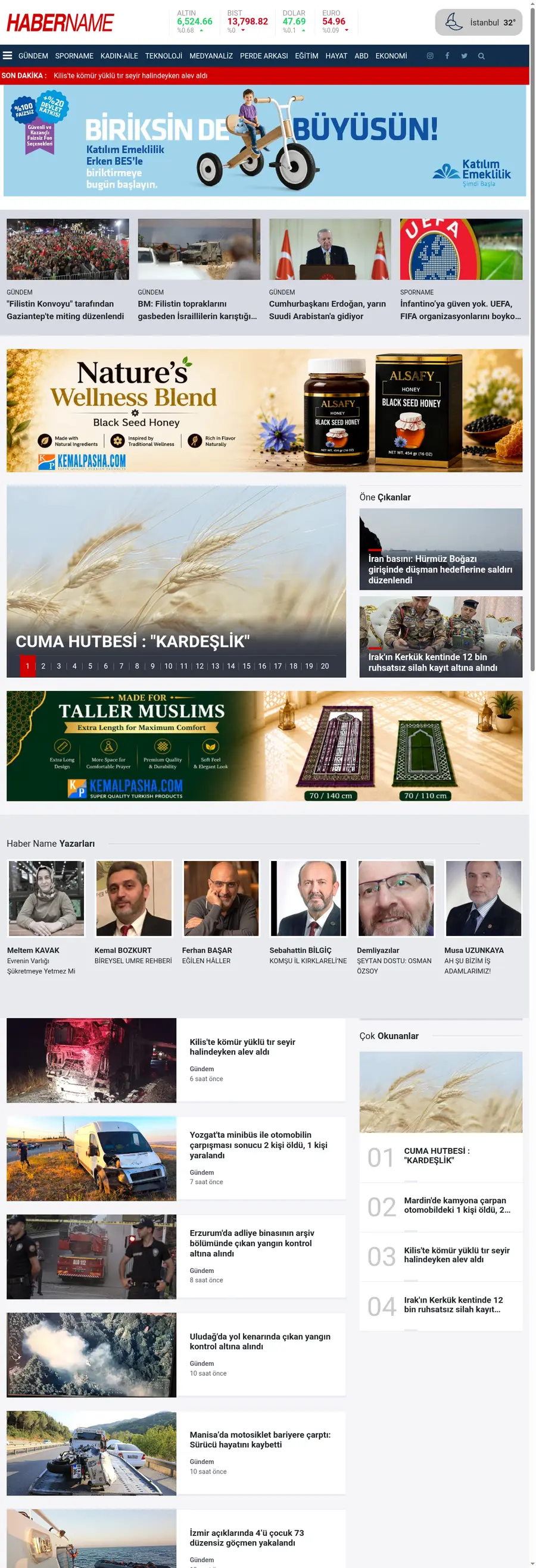 Habername.com önizleme