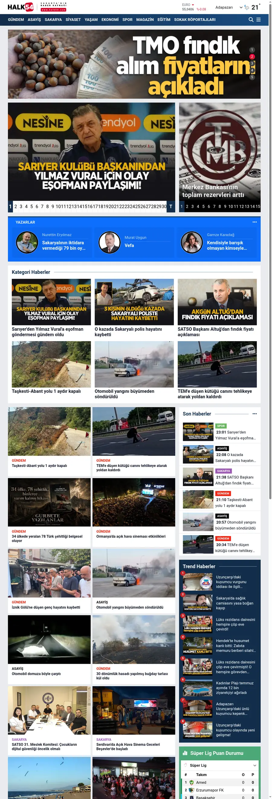 Halk54.com önizleme