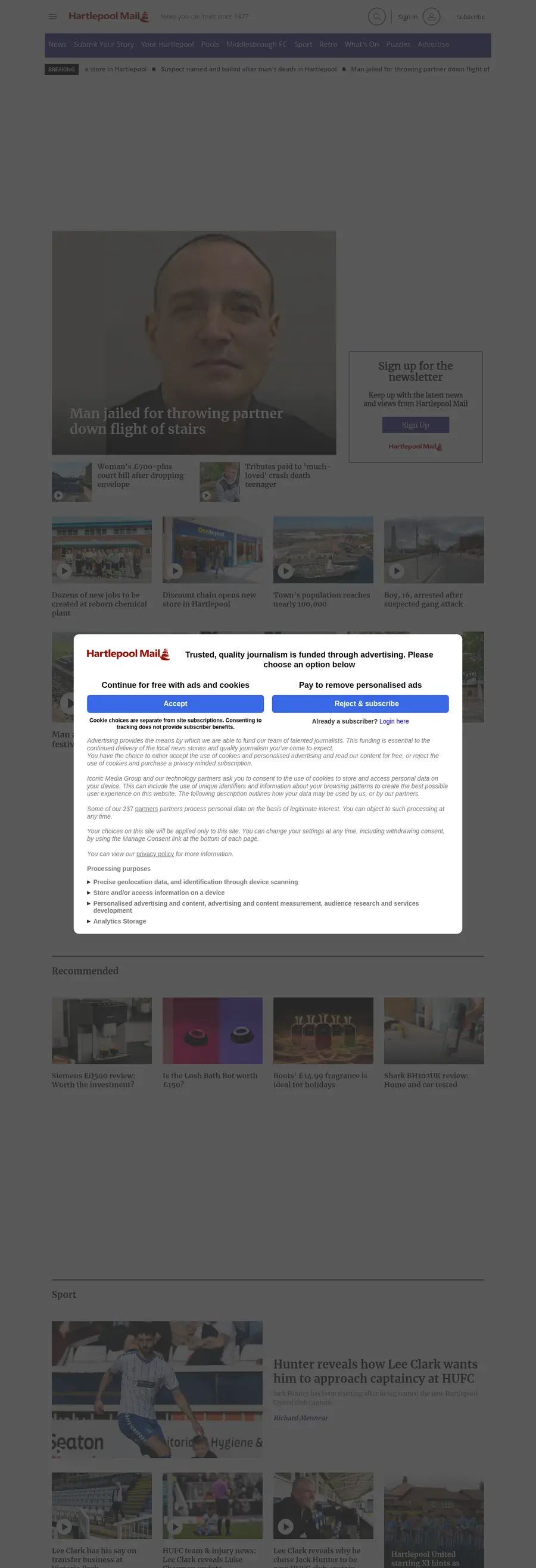 Hartlepoolmail.co.uk önizleme