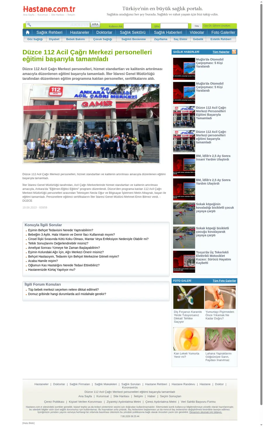 Hastane.com.tr önizleme