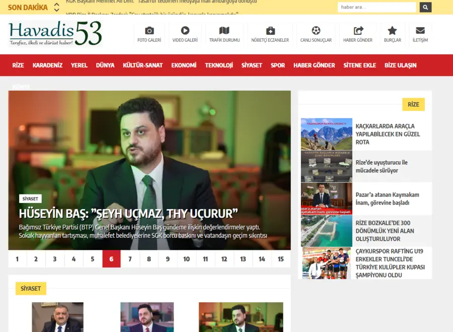 Havadis53.com önizleme