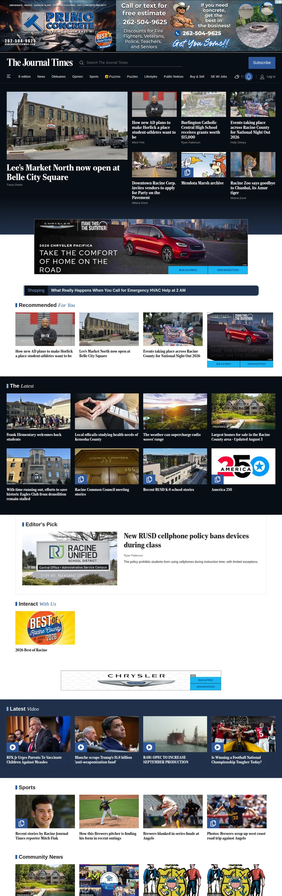 Journaltimes.com önizleme