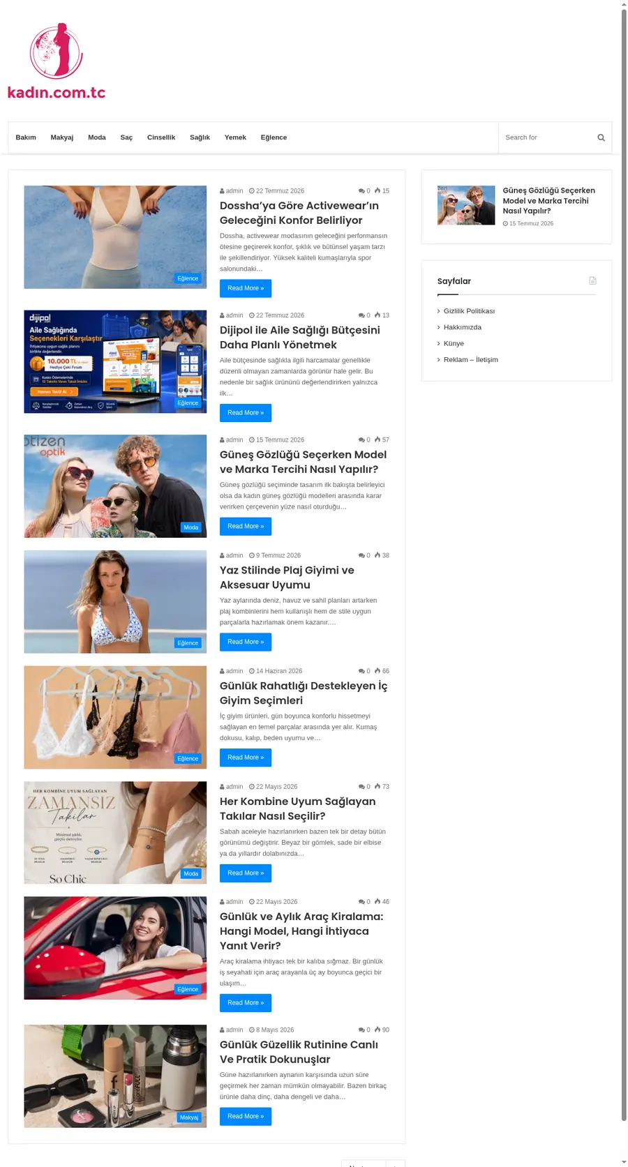 Kadin.com.tc önizleme
