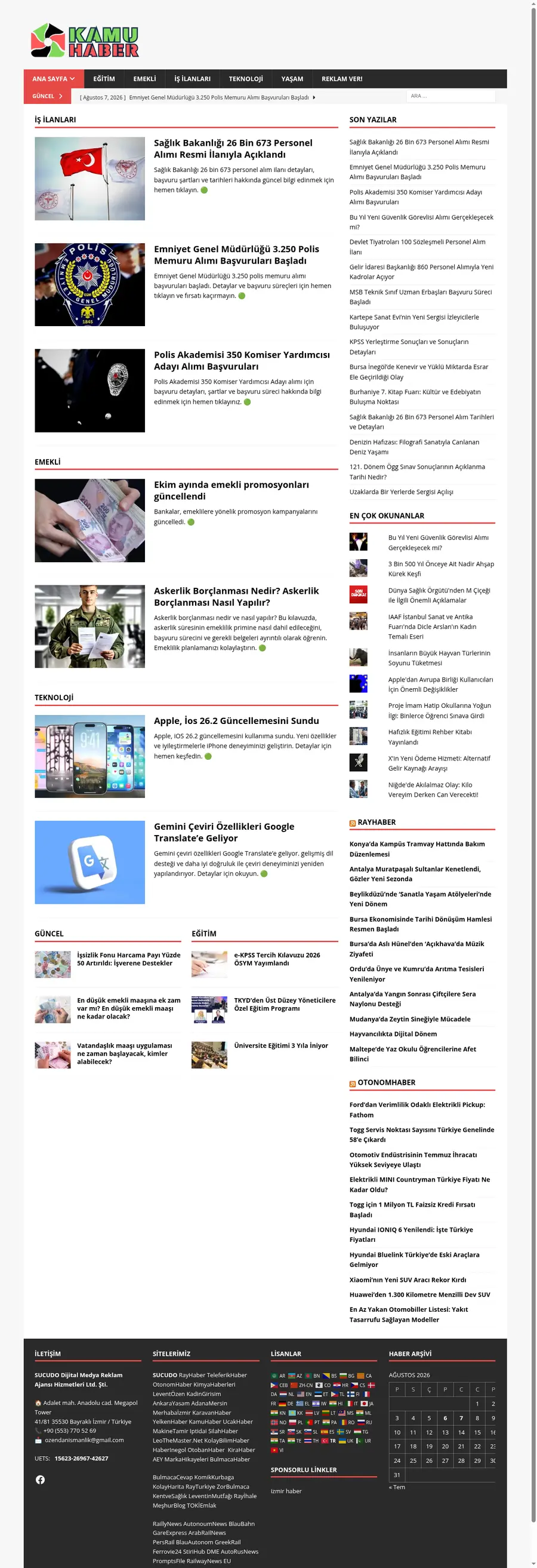 Kamuhaber.xyz önizleme