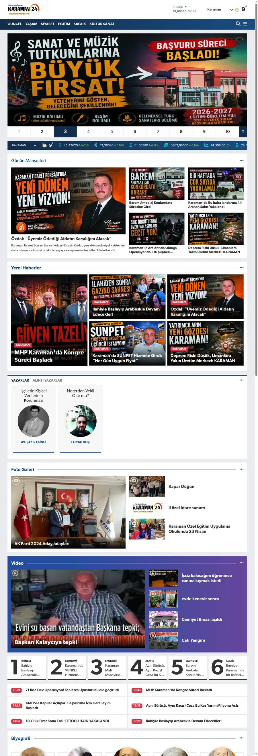 Karaman24.com önizleme