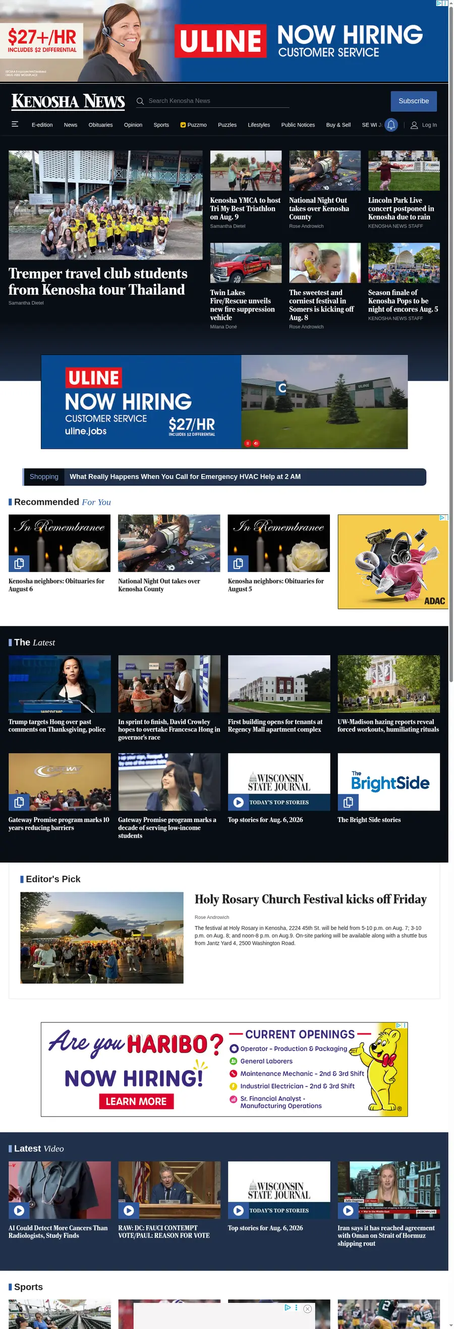 Kenoshanews.com önizleme