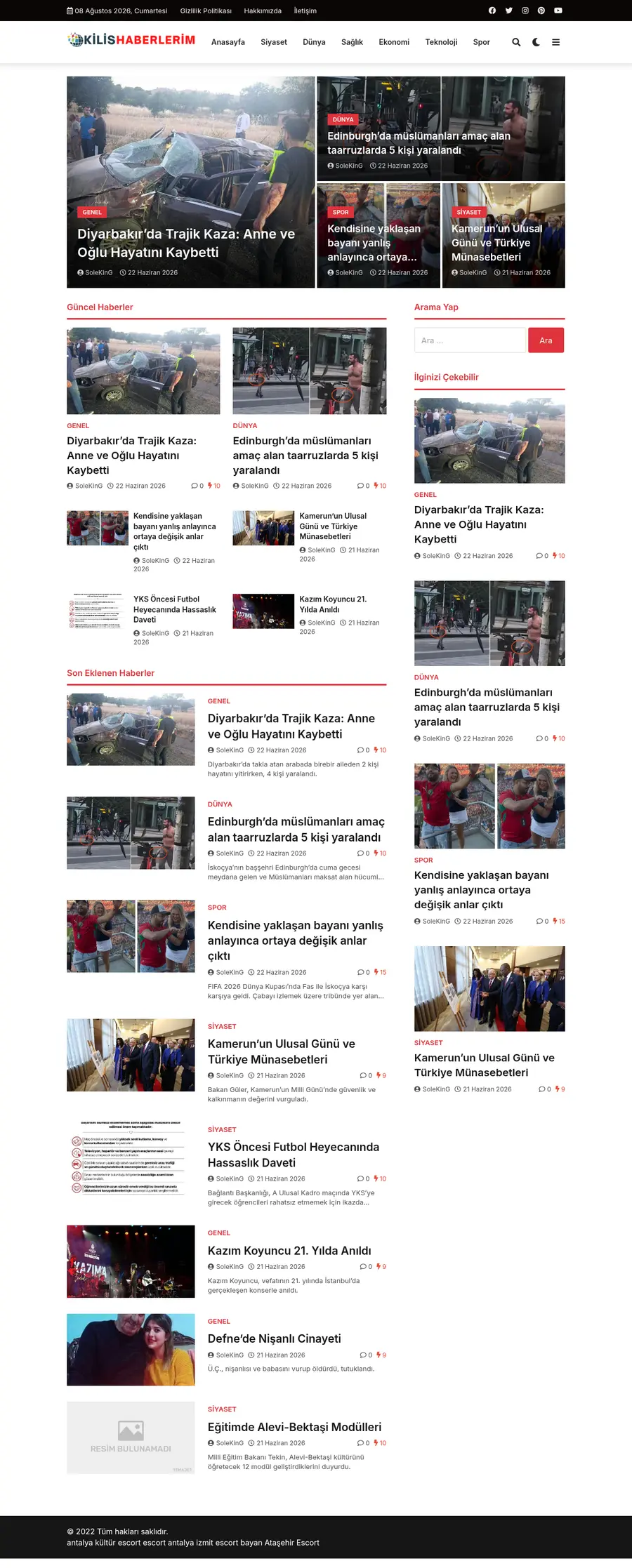 Kilishaberlerim.com.tr önizleme