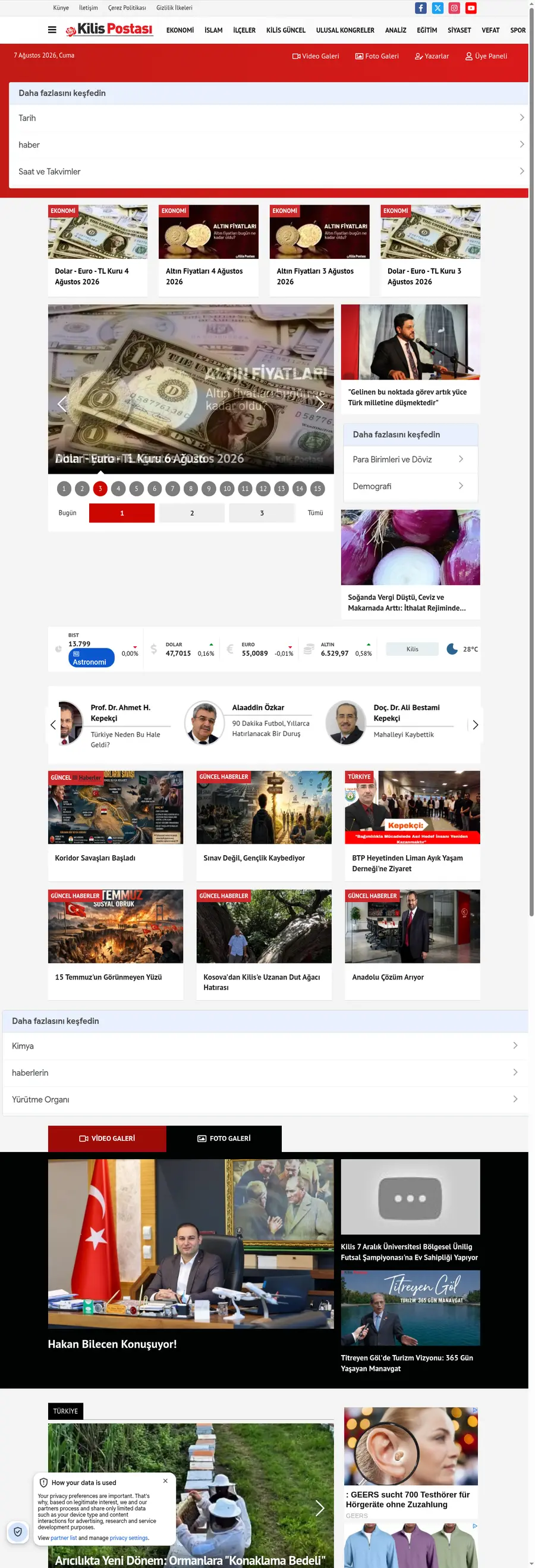 Kilispostasi.com önizleme