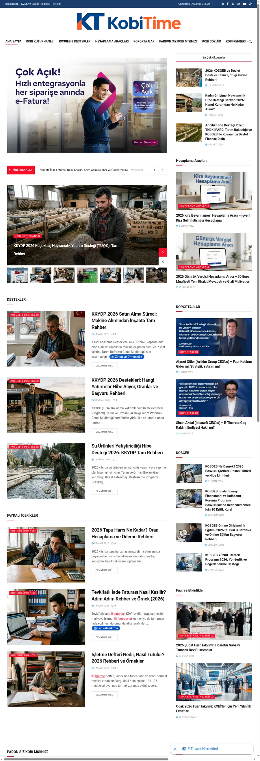 Kobitime.com önizleme