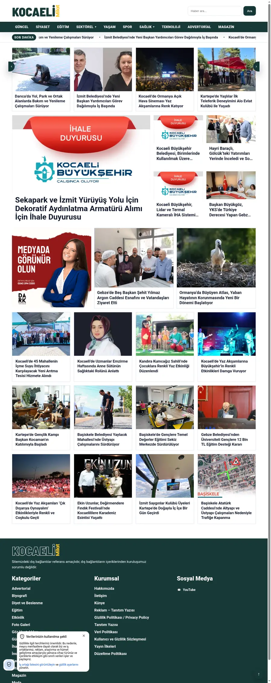 Kocaelimilat.com önizleme
