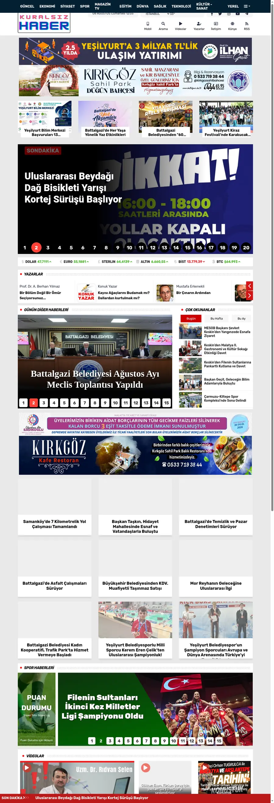 Kuralsizhaber.com önizleme