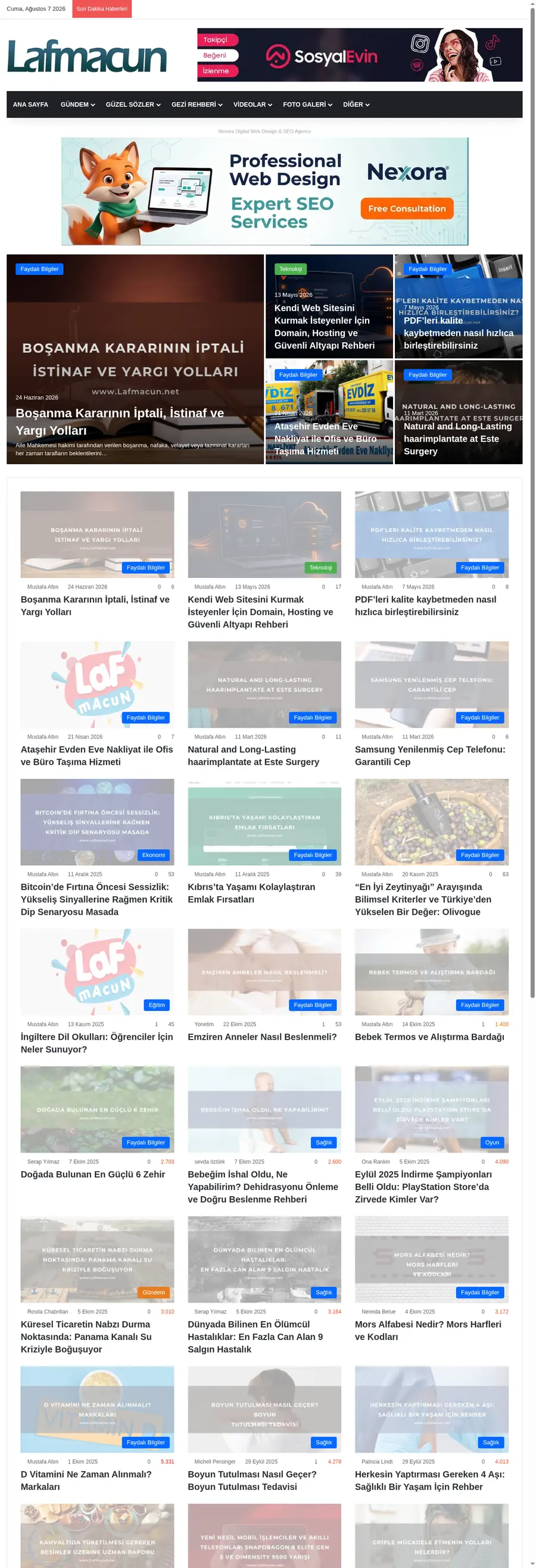 Lafmacun.net önizleme