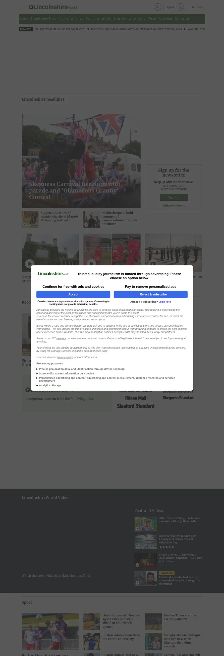 Lincolnshireworld.com önizleme