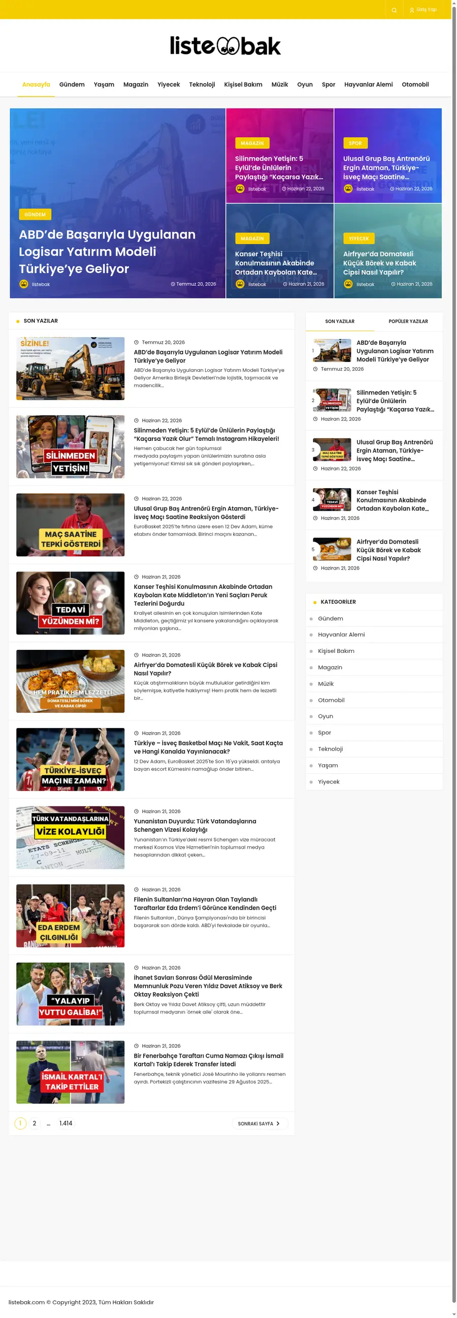Listebak.com önizleme