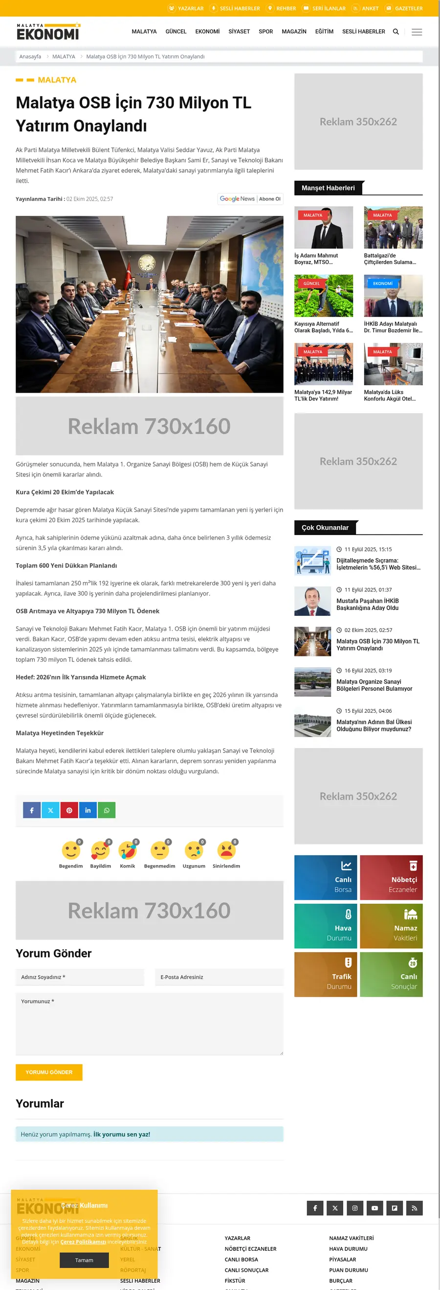 Malatyaekonomi.com önizleme