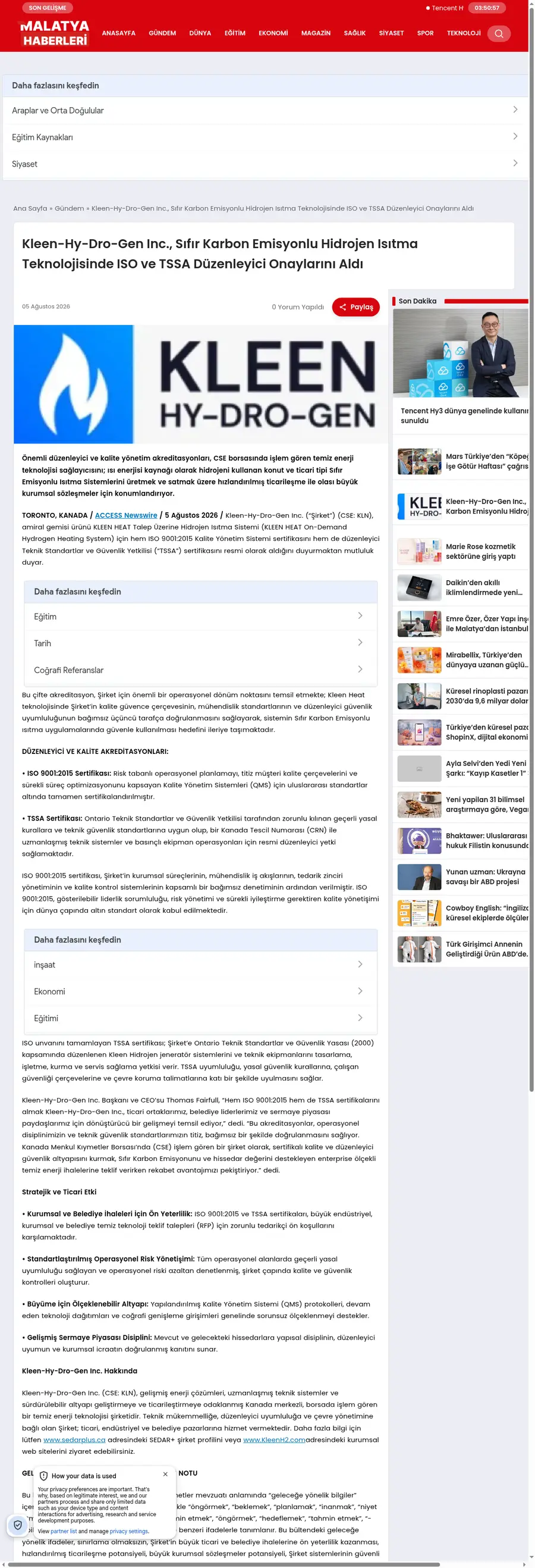 Malatyahaberleri.net önizleme