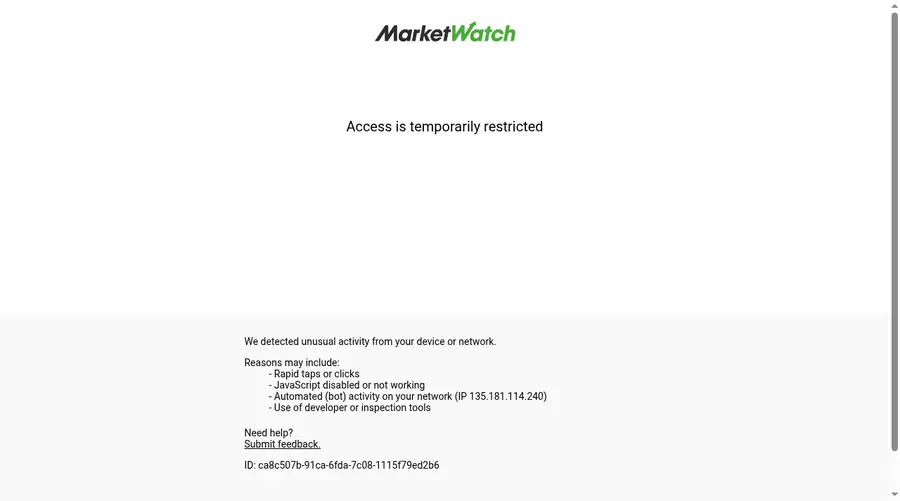 Marketwatch.com önizleme