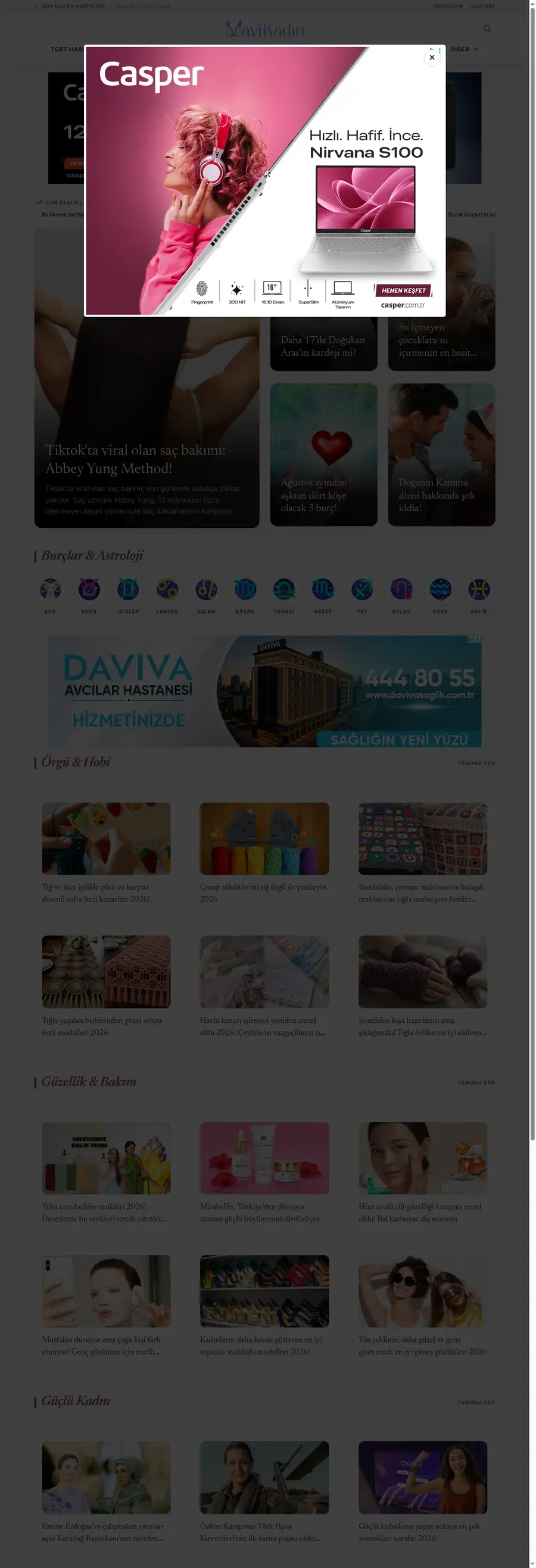 Mavikadin.com önizleme