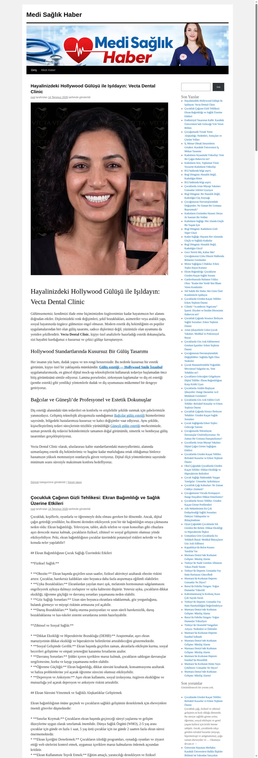 Medisaglikhaber.com.tr önizleme