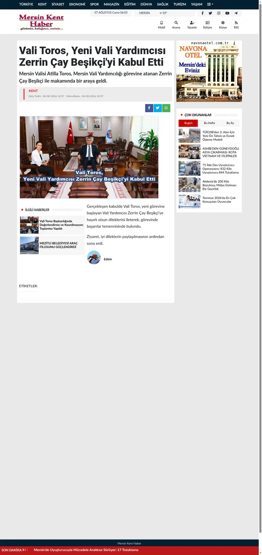 Mersinkent.com önizleme