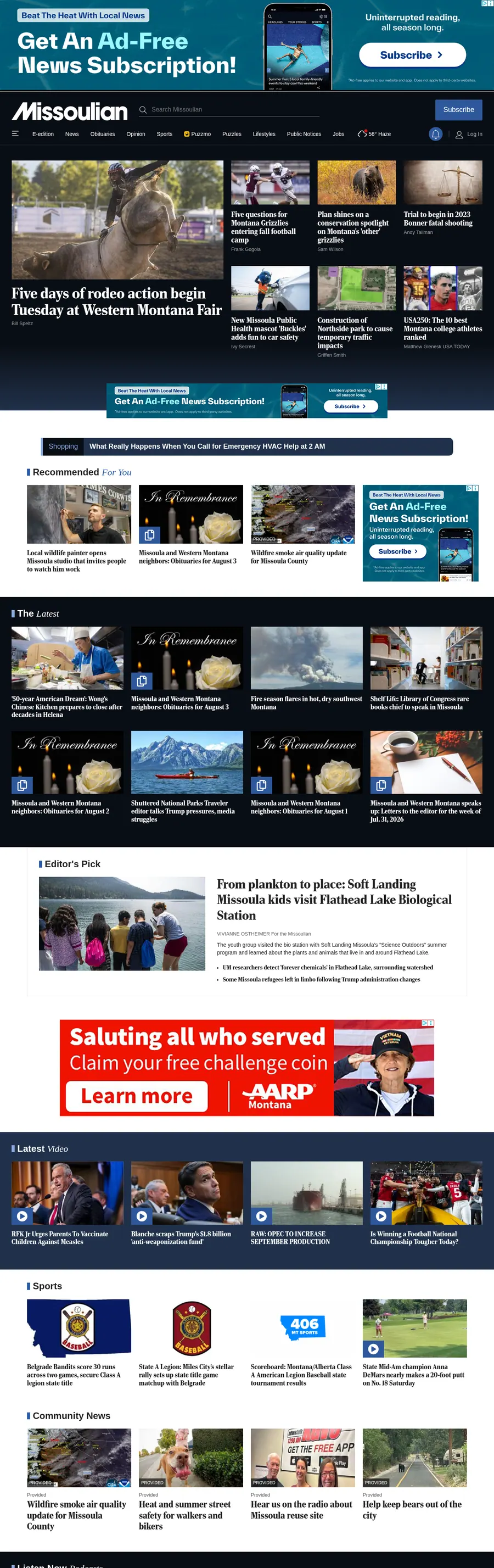 Missoulian.com önizleme