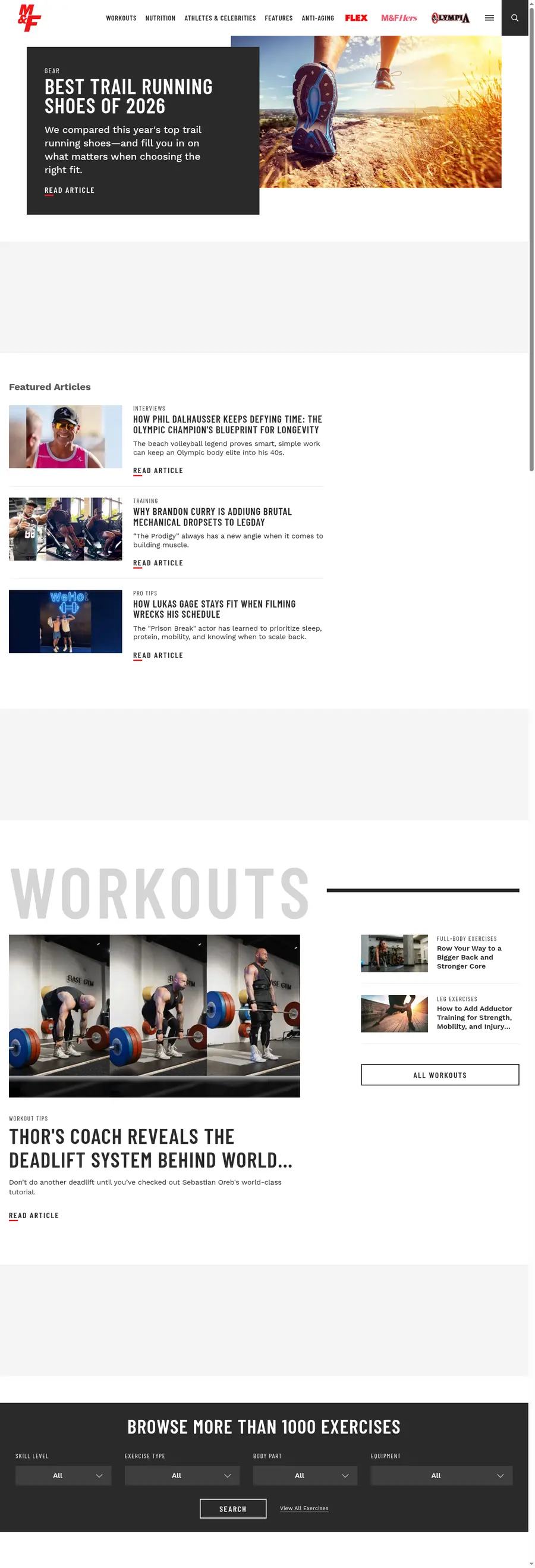 Muscleandfitness.com önizleme