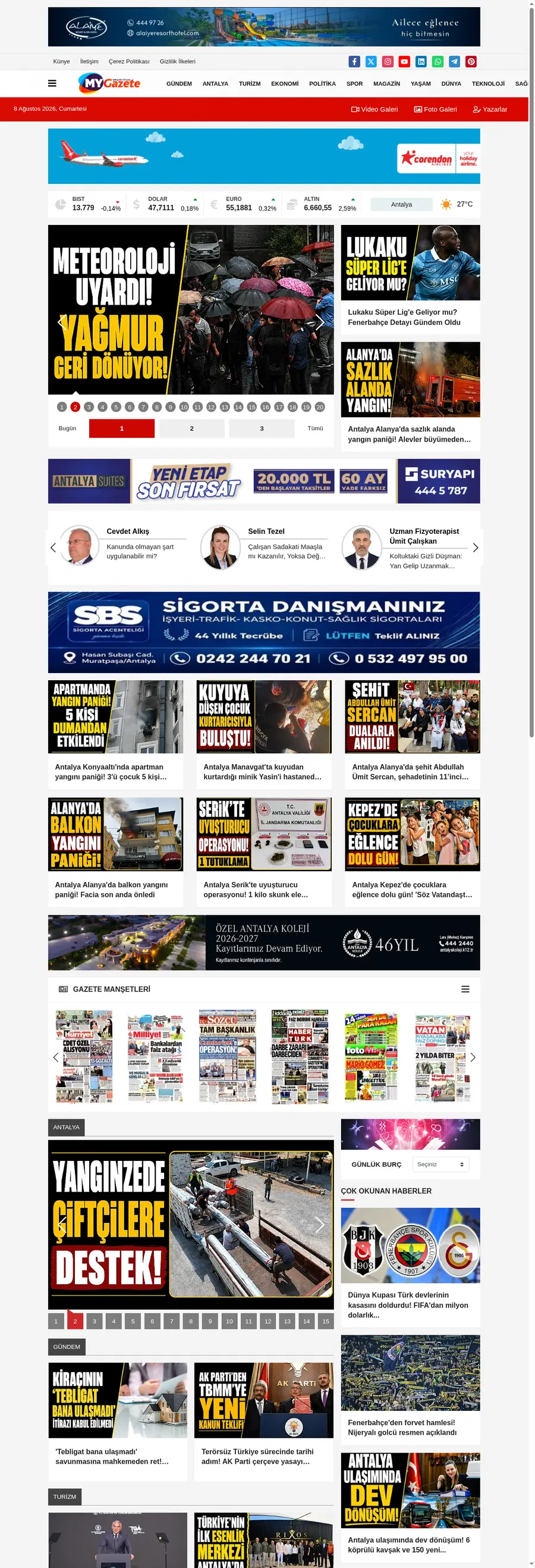 Mygazete.com önizleme