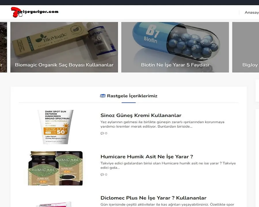 Neiseyariyor.com önizleme
