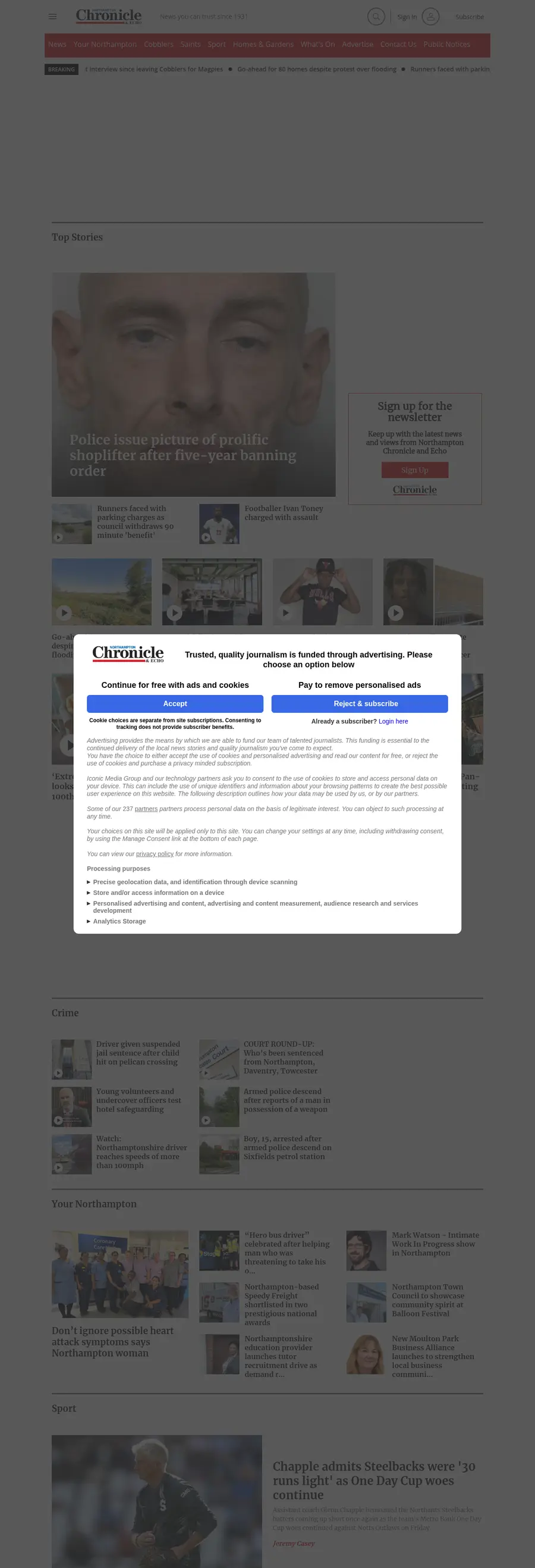 Northamptonchron.co.uk önizleme