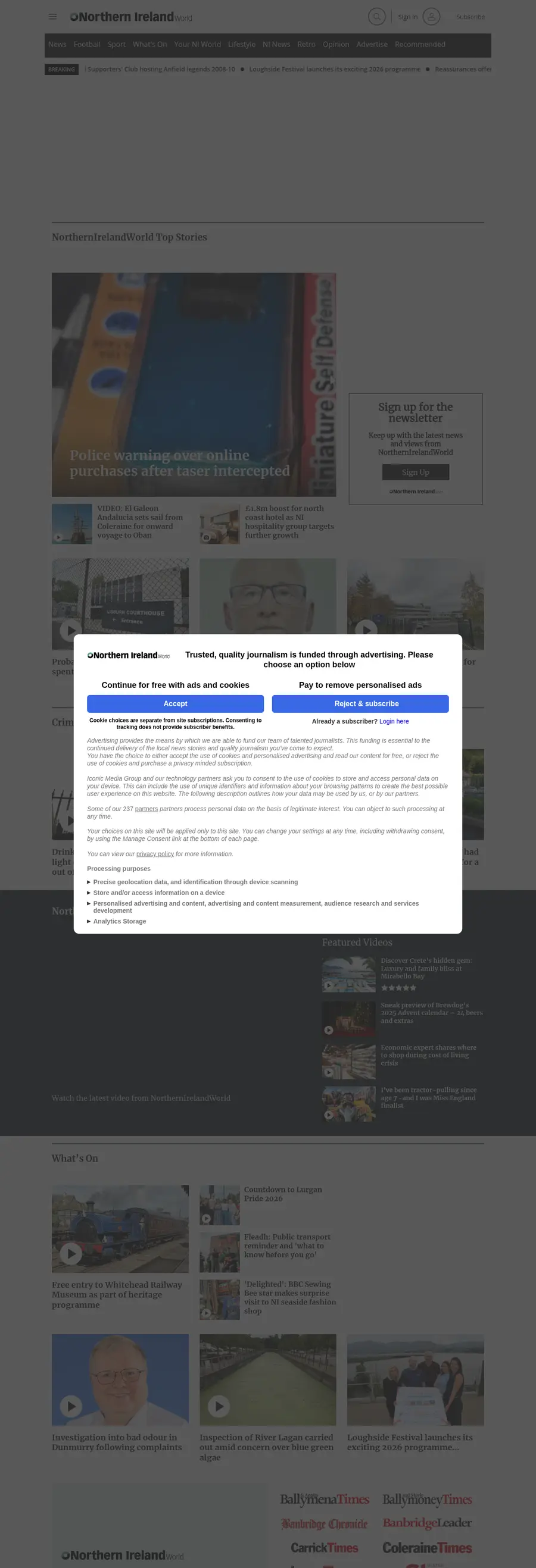 Northernirelandworld.com önizleme