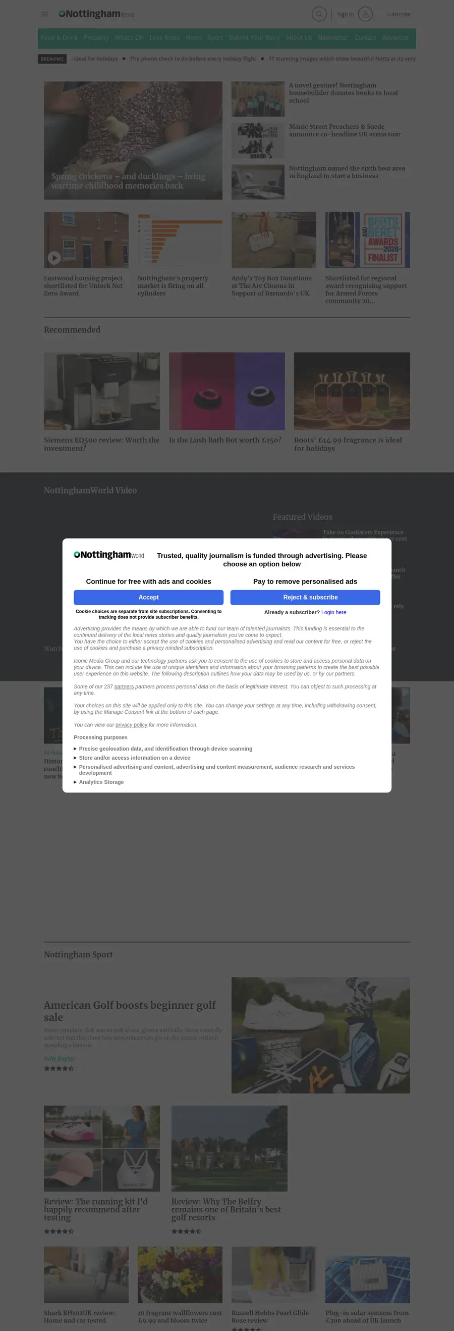 Nottinghamworld.com önizleme