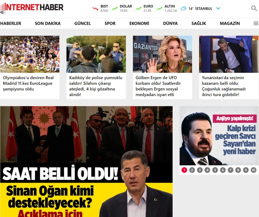 Nternethaber.com önizleme